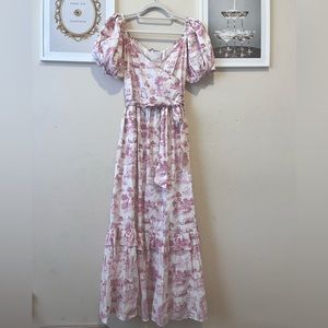 Ivy City Co Antoinette Pink Toile Dress